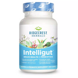 RidgeCrest Herbals RCH-00570 RidgeCrest Herbals, Комплекс для здоровья мозга с пробиотиком, Интеллигут, Intelligut, 60 капсул (RCH-00570)