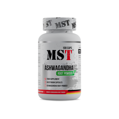MST Nutrition, Ашвагандха, 100 рослинних капсул (MST-00306), фото