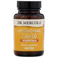 Dr. Mercola, ліпосомальний коензим Q10, 100 мг, 30 капсул (MCL-01498), фото