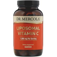 Dr. Mercola, Ліпосомальний вітамін С, 1000 мг, 180 капсул (MCL-01559), фото