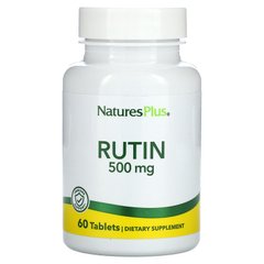 Nature's Plus, Рутін, 500 мг, 60 пігулок (NAP-02550), фото