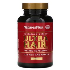 NaturesPlus, Ultra Hair, для чоловіків та жінок, 90 таблеток (NAP-04842), фото