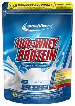 IronMaxx, 100% Whey Protein, кавун, 500 г (815279), фото