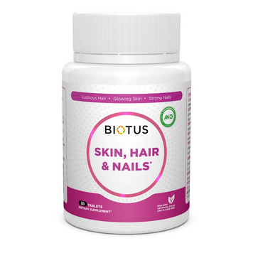 Biotus Волосы кожа и ногти Hair Skin & Nails - 30 таблеток, фото