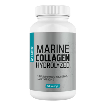 Sporter, Marine Collagen + Hyaluronic Acid, Морський колаген + гіалуронова кислота, 120 капсул (SPO-72363), фото