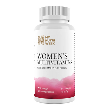My Nutri Week, Women's Multivitamins, Мультивітаміни для жінок, 90 капсул (MNW-570024), фото