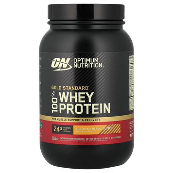 Optimum Nutrition Gold Standard 100% Whey сироватковий протеїн | шоколад + арахісова паста - 907 г, фото