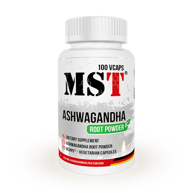 MST Nutrition, Ашвагандха, 100 растительных капсул (MST-00306), фото
