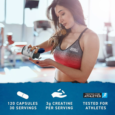 Креатин моногидрат 750 мг Applied Nutrition Creatine - 120 капсул, фото