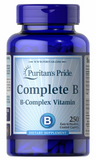 Puritan's Pride PTP-11253 Комплекс витаминов группы В, Complete B, Puritan's Pride, 250 капсул (PTP-11253)