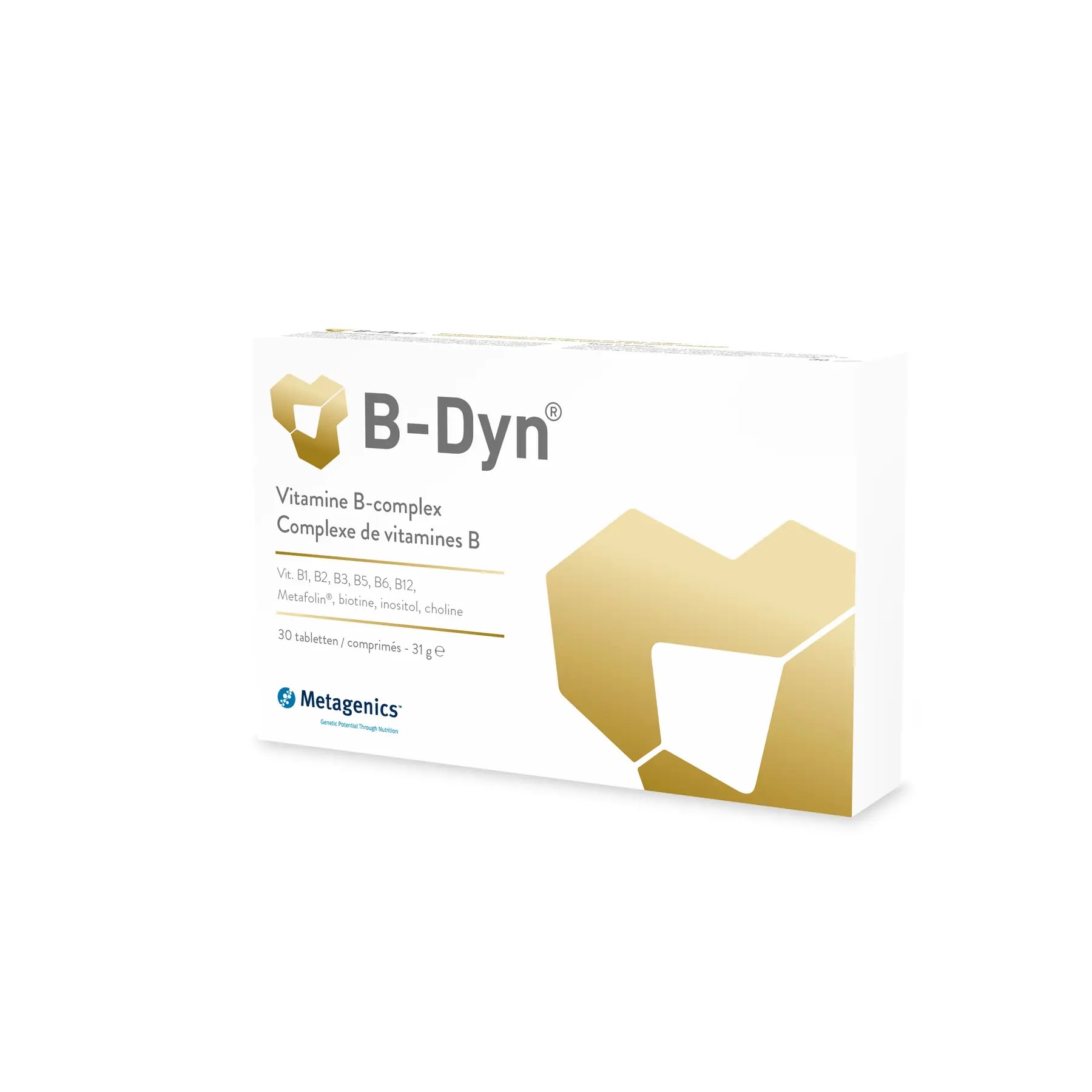 B-комплекс, B-Dyn, Metagenics, 30 таблеток