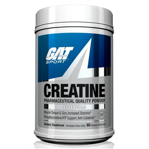 GAT, Creatine Monohydrate, Моногідрат креатину, 5000 мг, 300 г