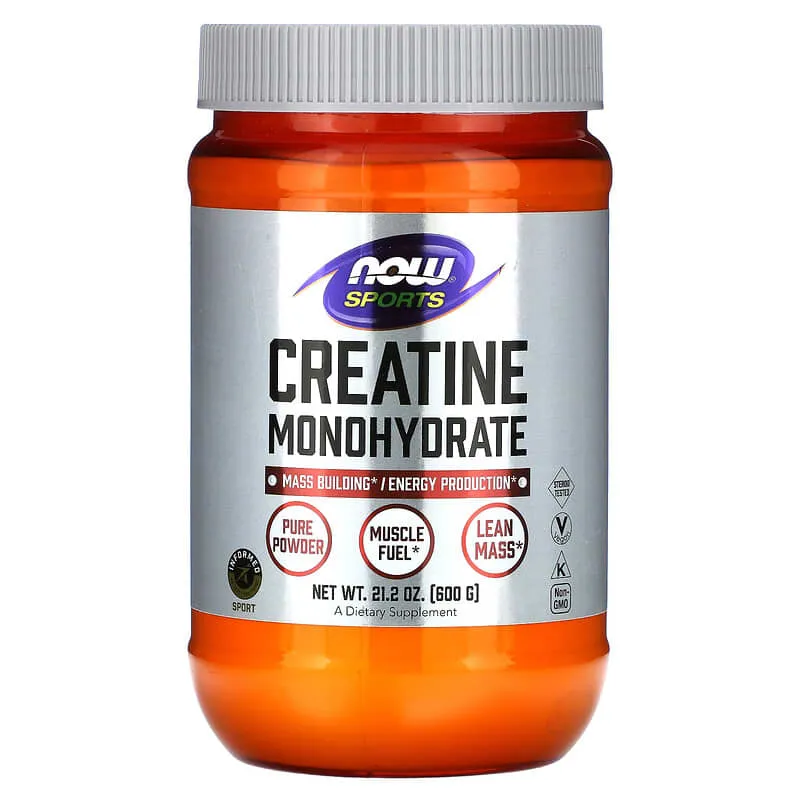NOW Foods, Sports, моногідрат креатину, 600 г