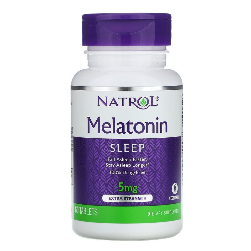 Мелатонин, Natrol, 60 таблеток