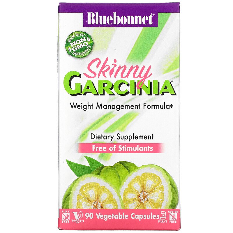 Bluebonnet Nutrition, Skinny Garcinia Weight Management Formula, 90 вегетерианских капсул