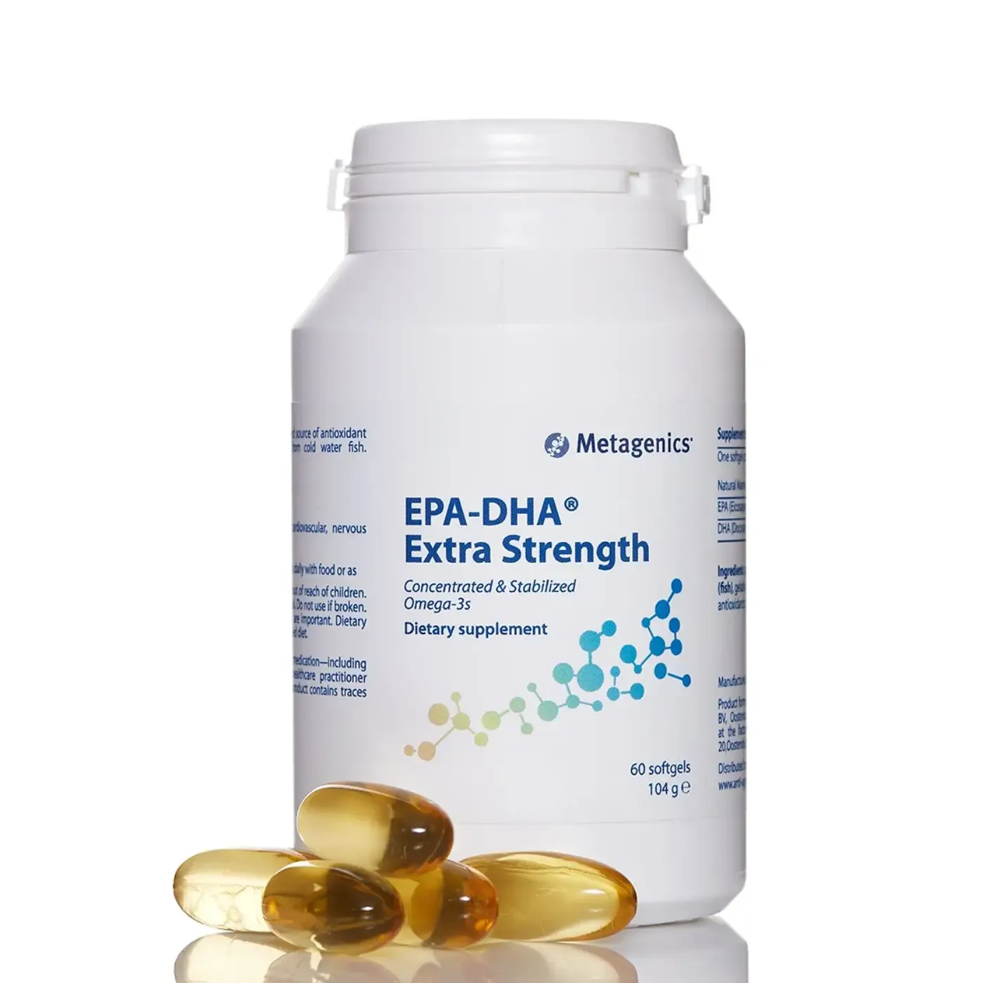 Metagenics, EPA-DHA Extra Strength (EPA-DHA Омега 3), 60 капсул