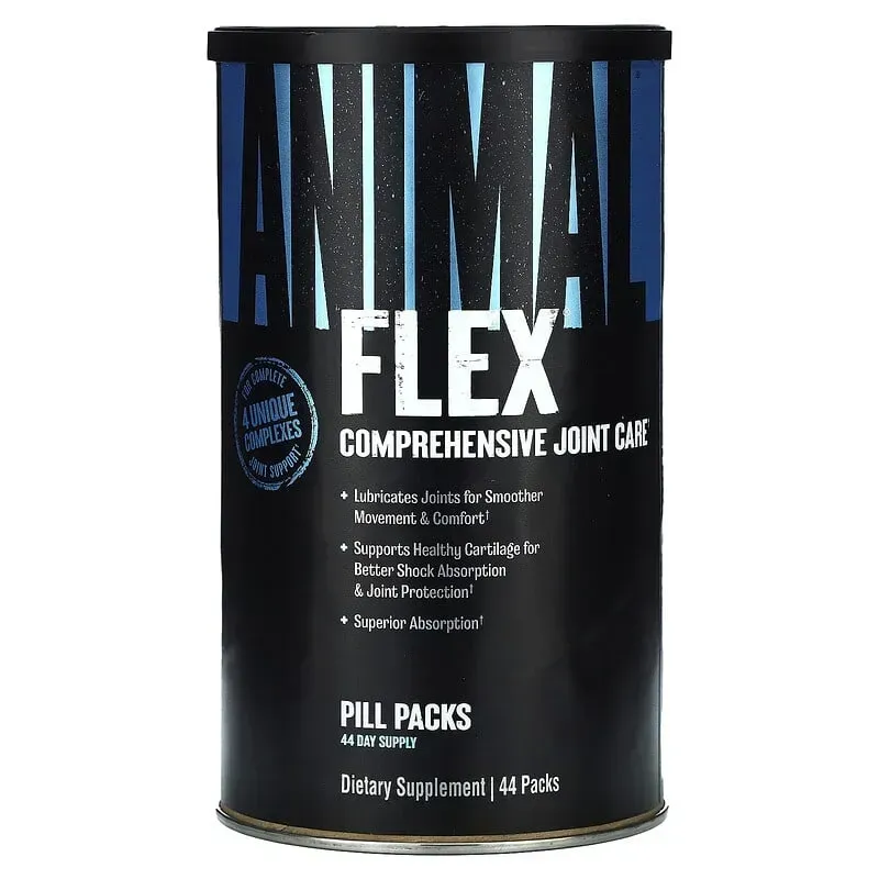 Animal, Flex, комплексна добавка для підтримки здоров'я суглобів, 44 пакетики