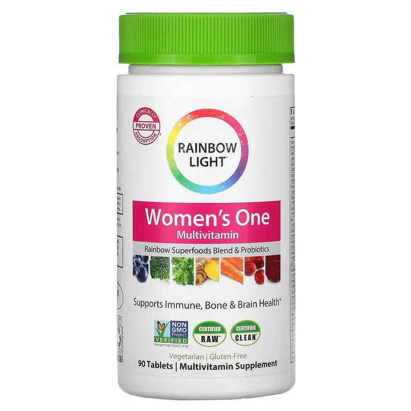 Rainbow Light, Women's One, мультивітаміни для жінок, 90 таблеток