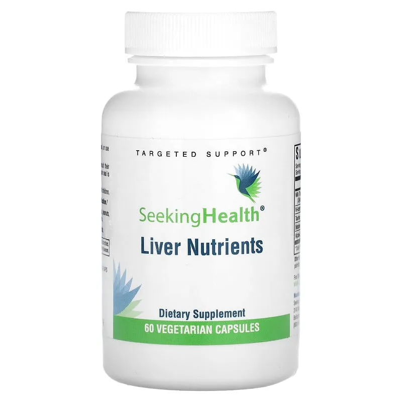 Seeking Health, Питательные вещества для печени, Liver Nutrients, 60 вегетарианских капсул 