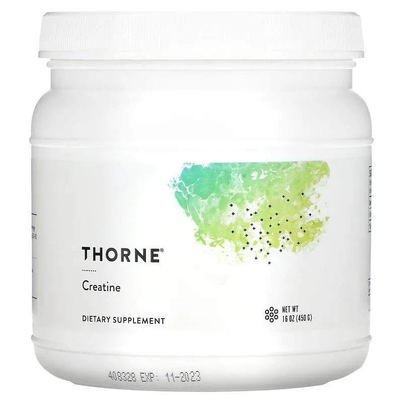 Thorne Research, креатин, 5000 мг, 462 г