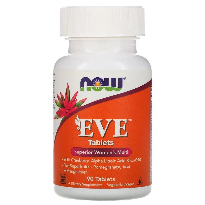 Now Foods, Єва, покращені жіночі мультивітаміни, 90 таблеток